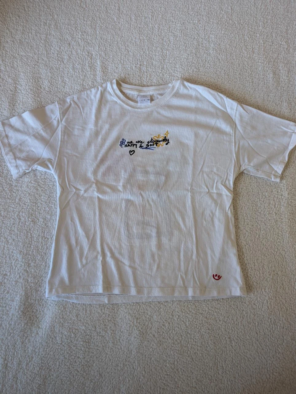 Zara︱wit bedrukt T-shirt 11/12 jaar – photo 2